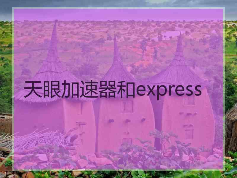 天眼加速器和express