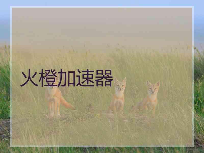 火橙加速器