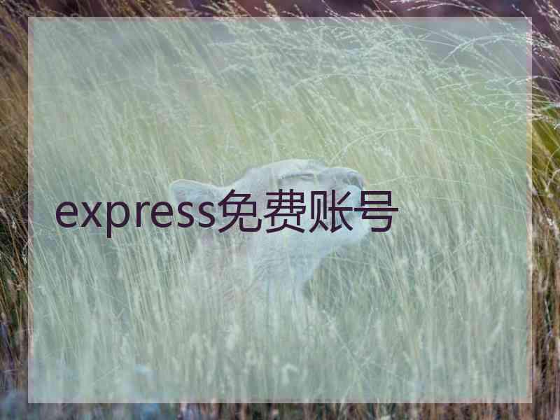 express免费账号