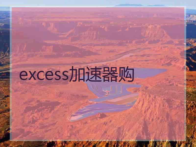 excess加速器购