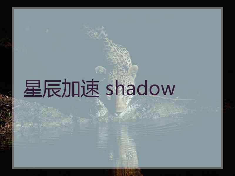 星辰加速 shadow