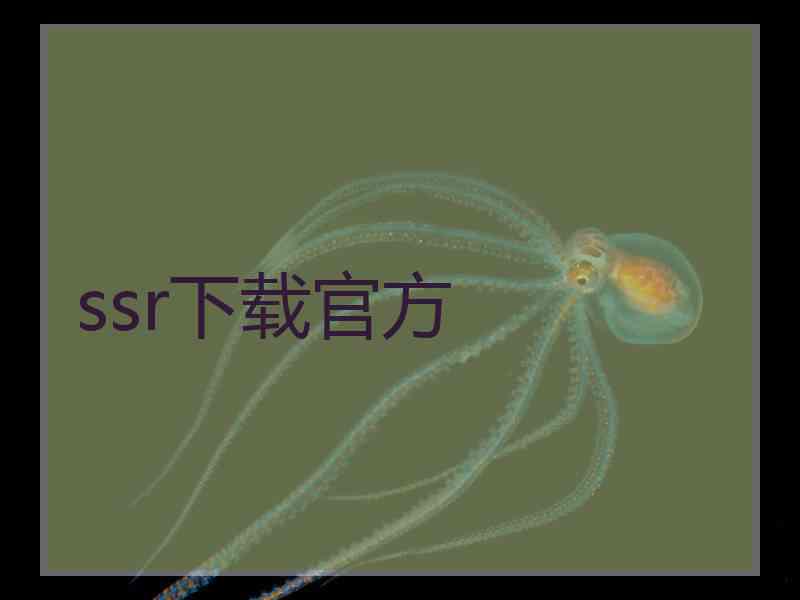 ssr下载官方