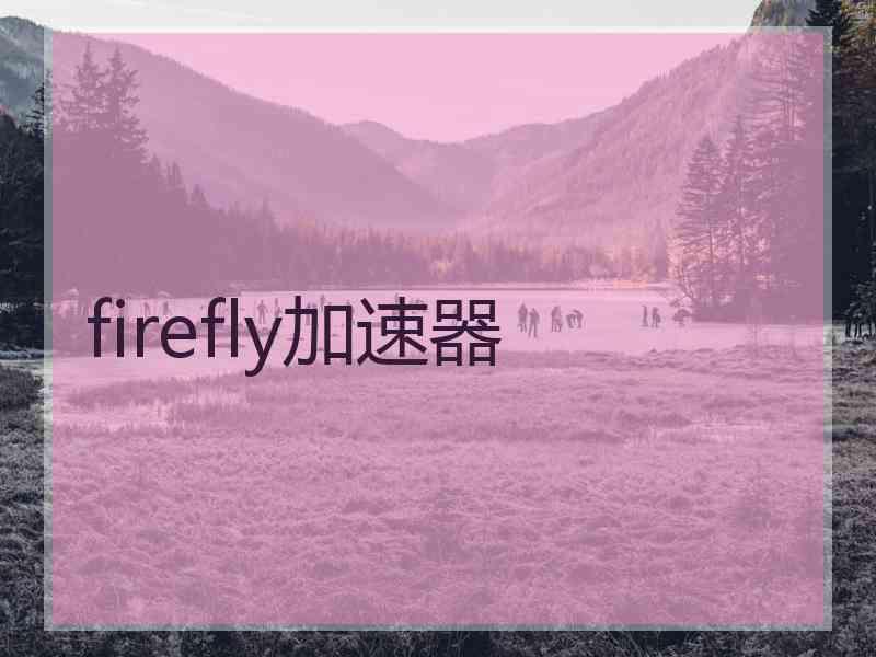 firefly加速器