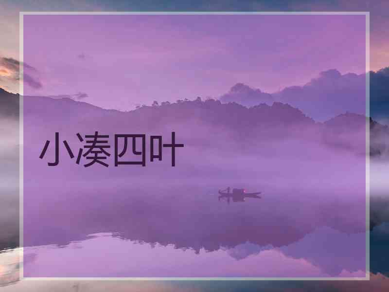 小凑四叶