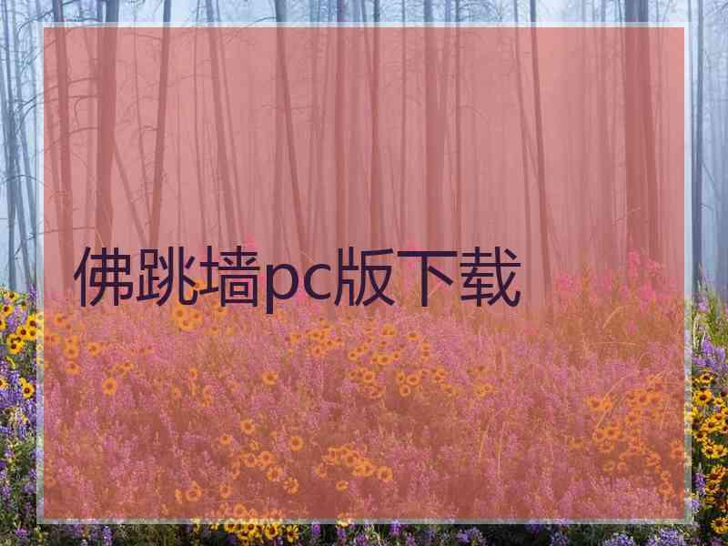 佛跳墙pc版下载